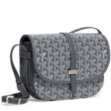 Image of Goyard Goyardine Belvedere II Grey PM Messenger Bag