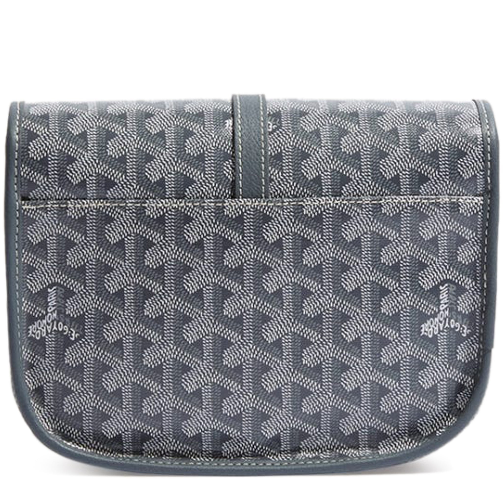 Image of Goyard Goyardine Belvedere II Grey PM Messenger Bag