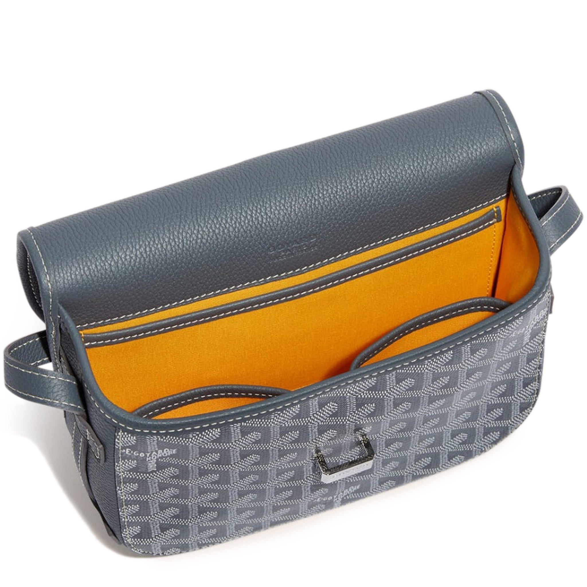 Image of Goyard Goyardine Belvedere II Grey PM Messenger Bag