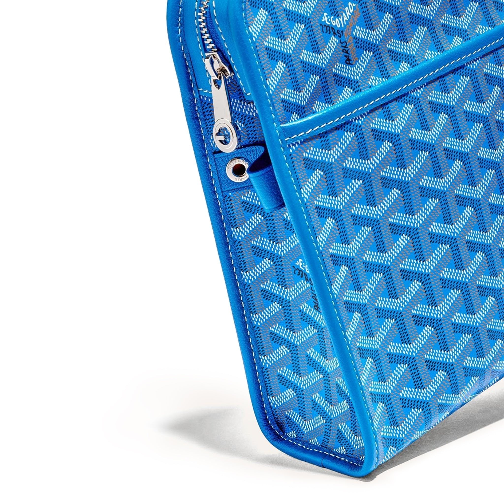 Goyard Jouvence GM Sky Blue Toiletry Bag - Morely TrendsGoyard Type here:)