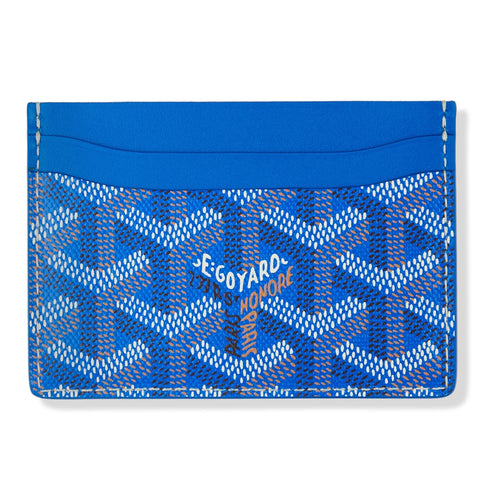 Image of Goyard Sulpice Sky Blue Card Holder