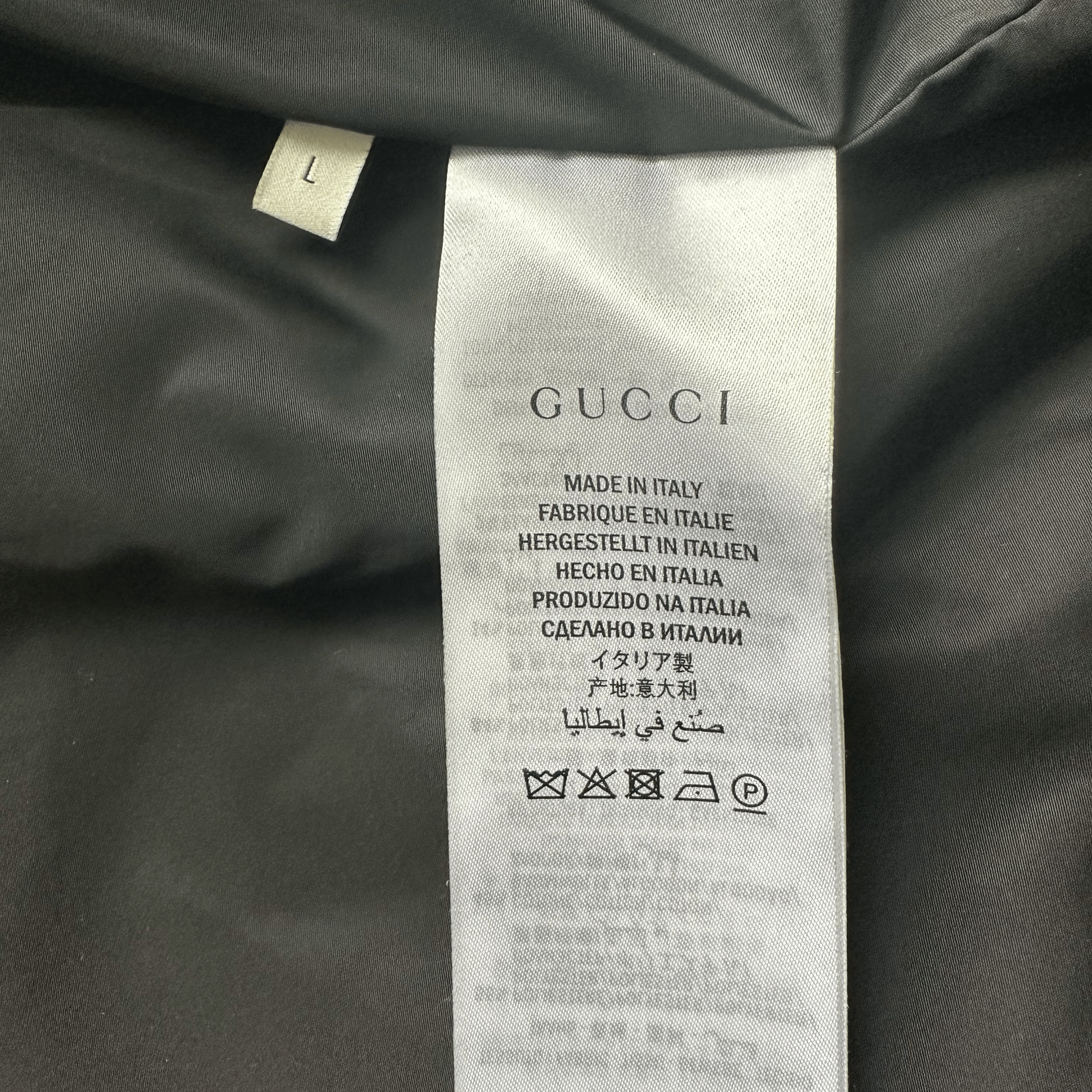 Gucci Black GG Monogram Striped Jacket - Morely TrendsGucci Type here:)