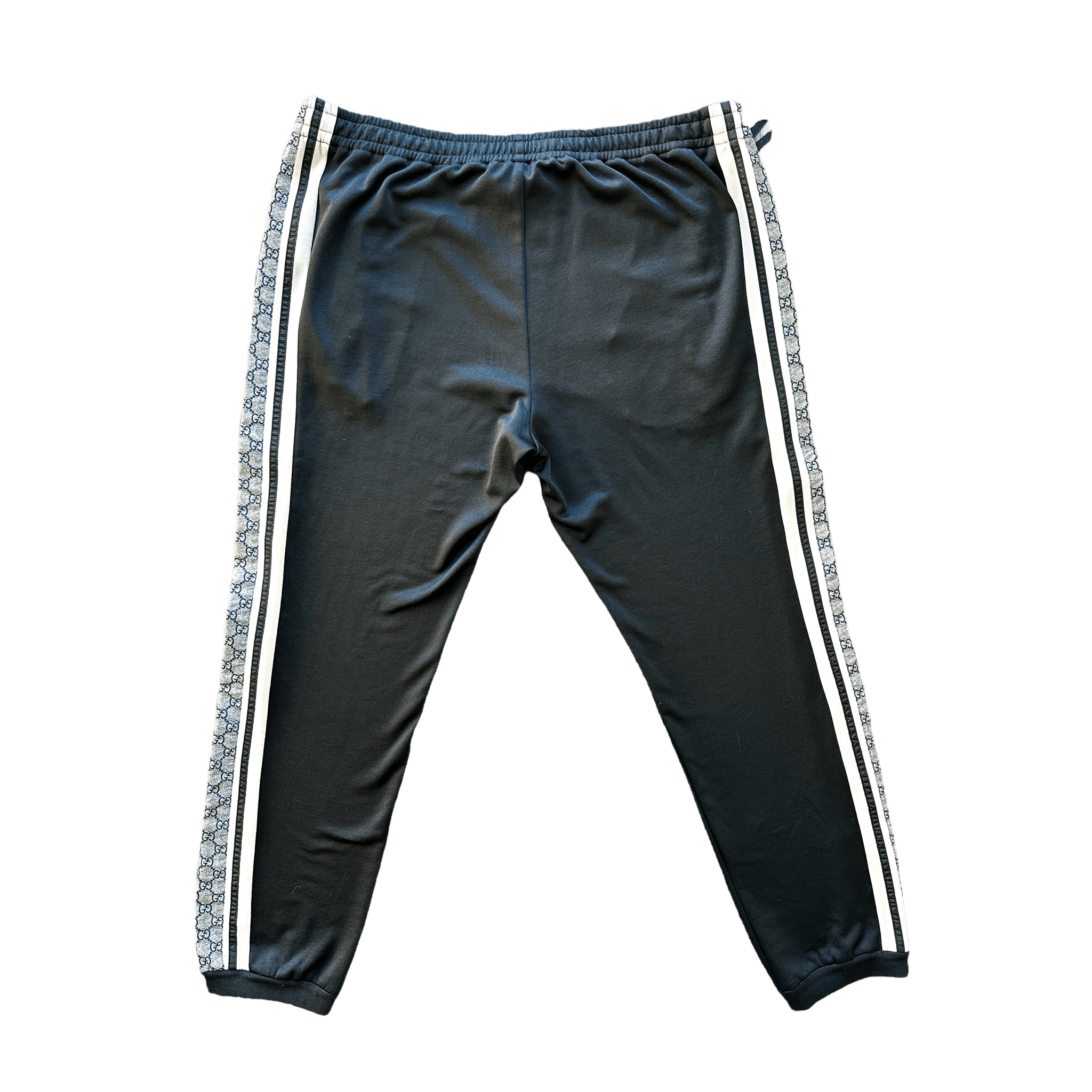 Gucci Black Monogram Striped Track Pants - Morely TrendsGucci Type here:)