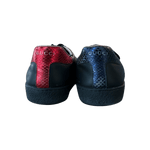 Gucci Black Navy & Red Striped Ace Sneaker - Morely TrendsGucci Type here:)