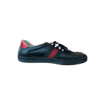Gucci Black Navy & Red Striped Ace Sneaker - Morely TrendsGucci Type here:)