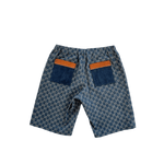 Gucci Blue & White GG Monogram Denim Shorts - Morely TrendsGucci Type here:)