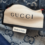 Gucci Blue & White GG Monogram Denim Shorts - Morely TrendsGucci Type here:)