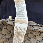 Gucci Blue & White GG Monogram Denim Shorts - Morely TrendsGucci Type here:)