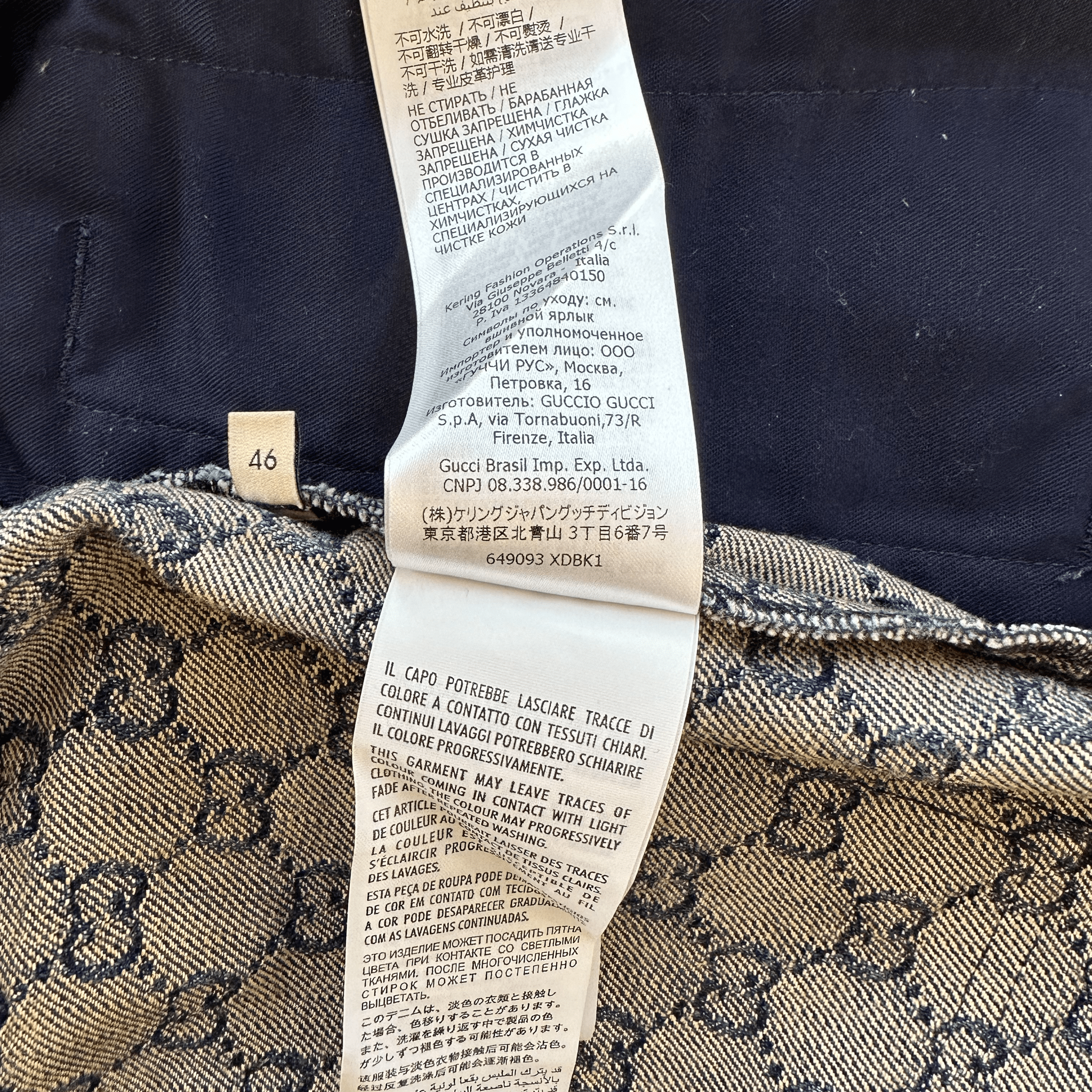 Gucci Blue & White GG Monogram Denim Shorts - Morely TrendsGucci Type here:)