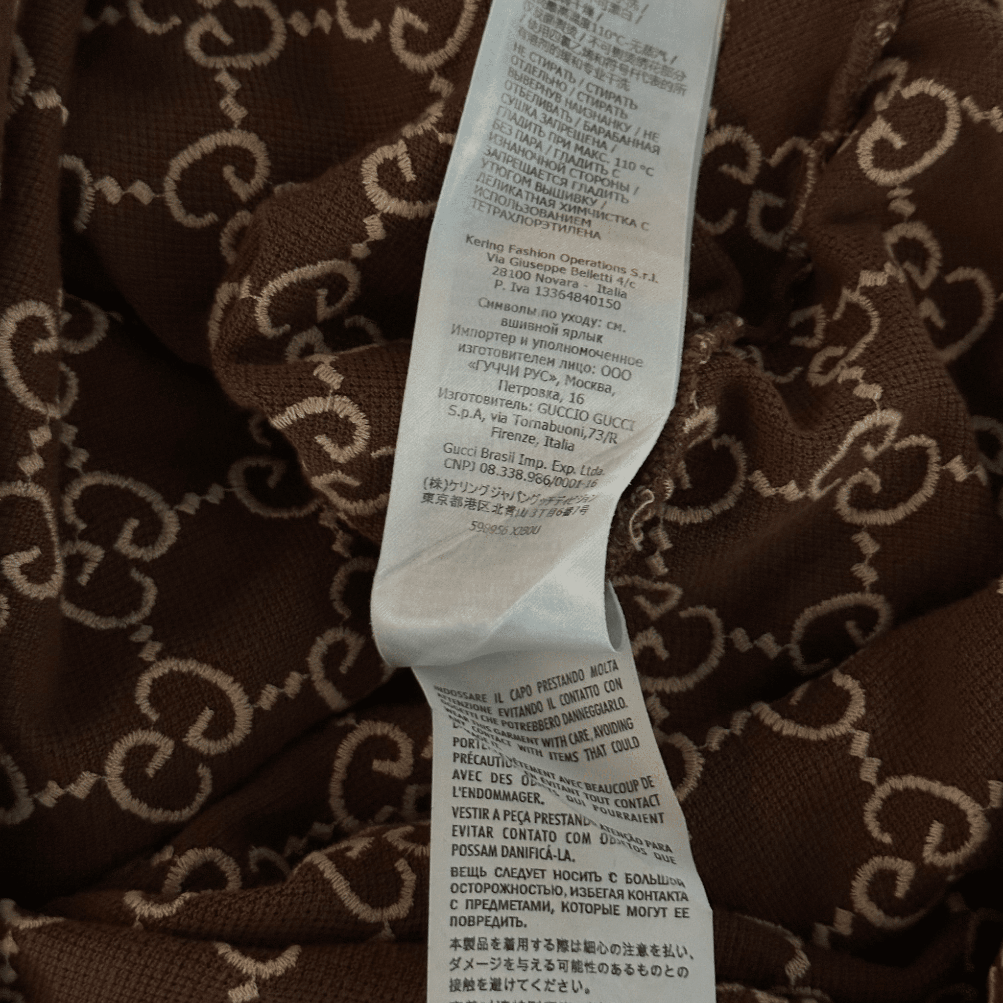 Gucci Brown & Tan GG Monogram Polo T-Shirt - Morely TrendsGucci Type here:)