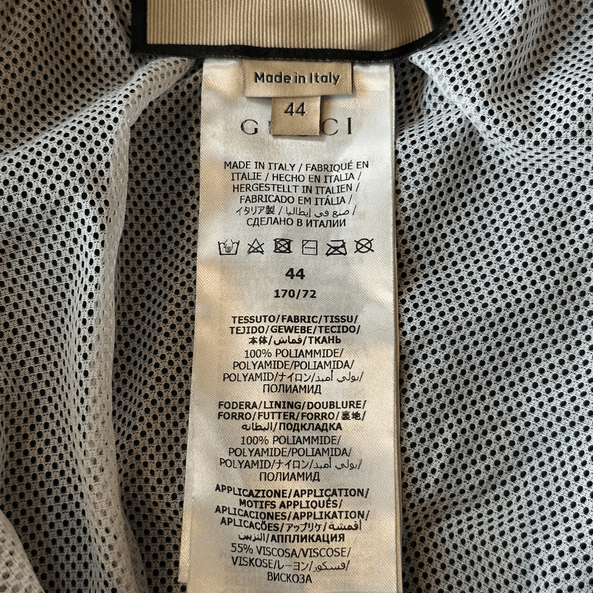 Gucci Navy & White GG Monogram Bee Swimshorts - Morely TrendsGucci Type here:)