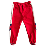 Gucci Red & White Striped Logo Trackpants - Morely TrendsGucci Type here:)