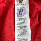 Gucci Red & White Striped Logo Trackpants - Morely TrendsGucci Type here:)