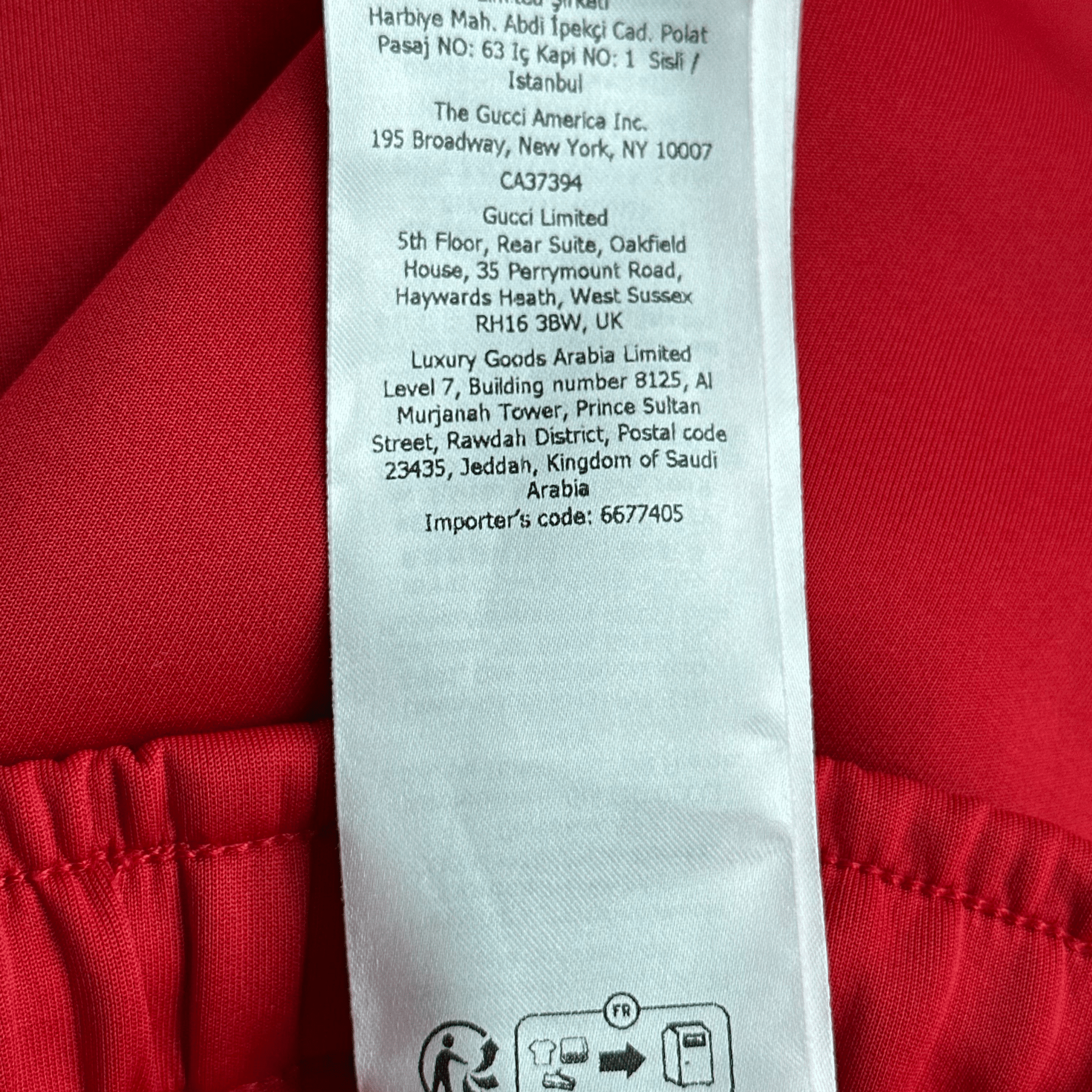 Gucci Red & White Striped Logo Trackpants - Morely TrendsGucci Type here:)