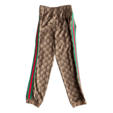 Gucci Tan Monogram Striped Track Pants - Morely TrendsGucci Type here:)