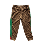 Gucci Tan Monogram Striped Track Pants - Morely TrendsGucci Type here:)