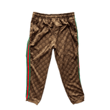 Gucci Tan Monogram Striped Track Pants - Morely TrendsGucci Type here:)