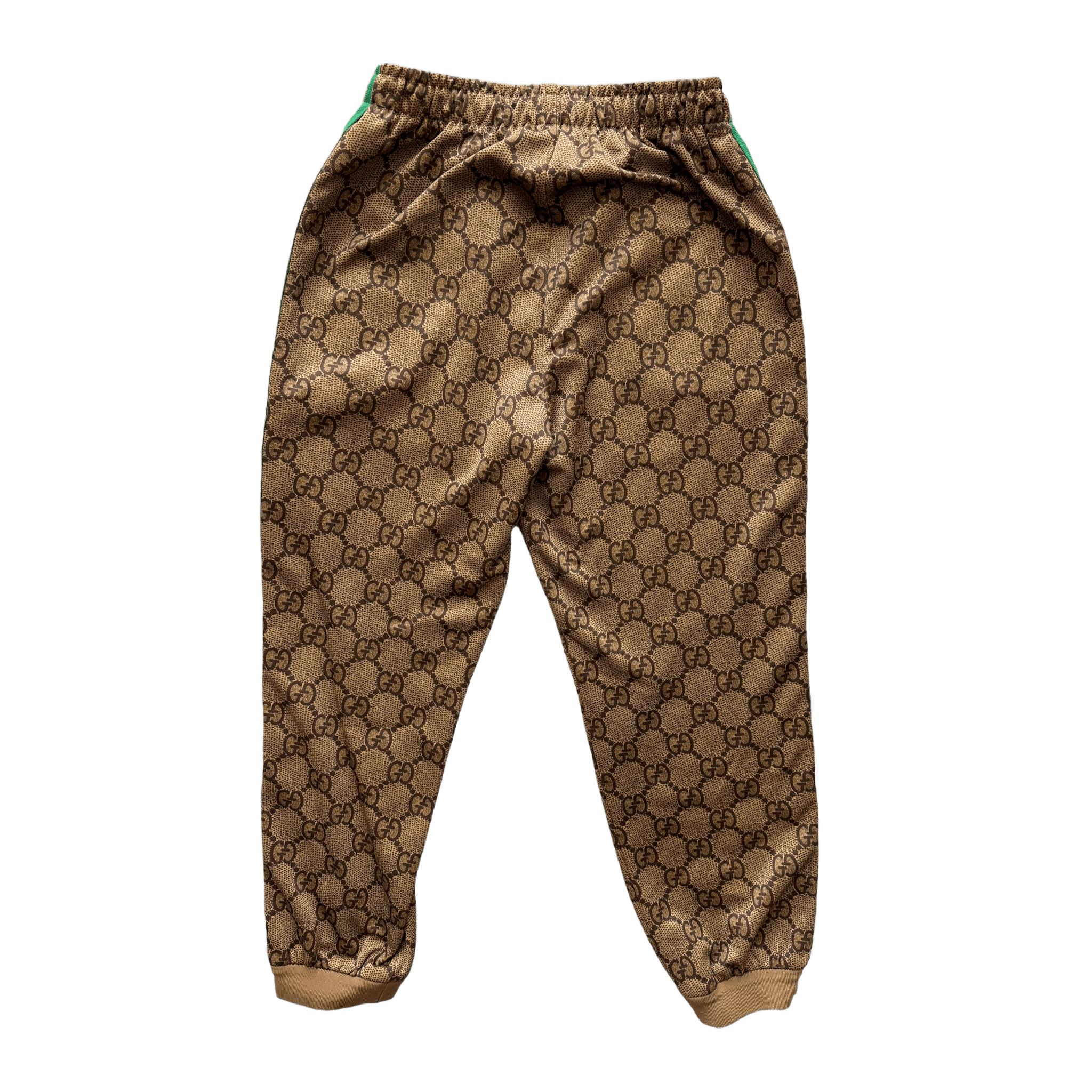 Gucci Tan Monogram Striped Track Pants - Morely TrendsGucci Type here:)