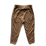 Gucci Tan Monogram Striped Track Pants - Morely TrendsGucci Type here:)