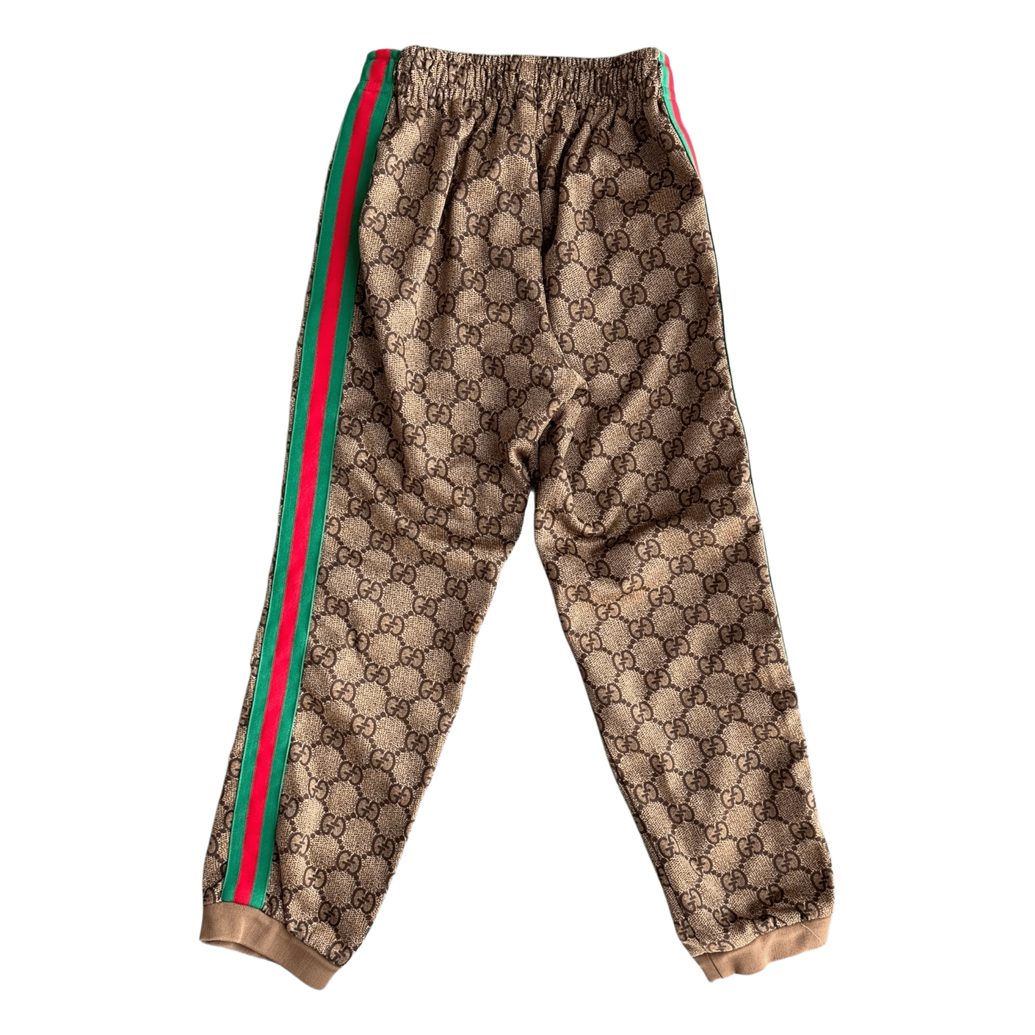 Gucci Tan Monogram Striped Track Pants - Morely TrendsGucci Type here:)