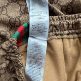 Gucci Tan Monogram Striped Track Pants - Morely TrendsGucci Type here:)