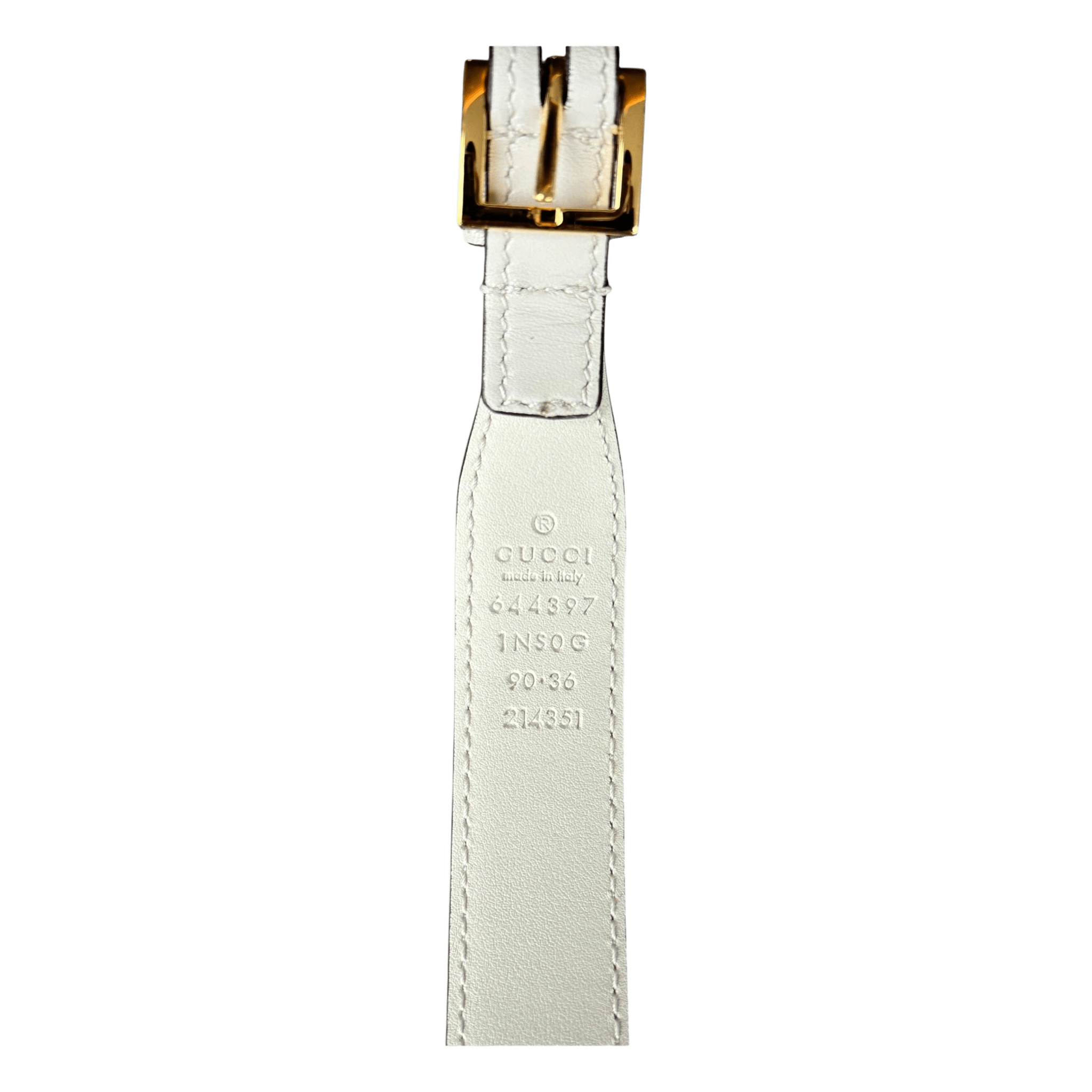 Gucci White & Gold Horsebit Leather Belt - Morely TrendsGucci Type here:)