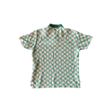 Gucci White & Green GG Monogram Polo T-Shirt - Morely TrendsGucci Type here:)