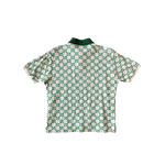 Gucci White & Green GG Monogram Polo T-Shirt - Morely TrendsGucci Type here:)