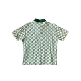 Gucci White & Green GG Monogram Polo T-Shirt - Morely TrendsGucci Type here:)