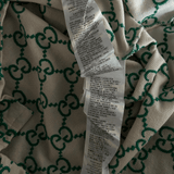 Gucci White & Green GG Monogram Polo T-Shirt - Morely TrendsGucci Type here:)