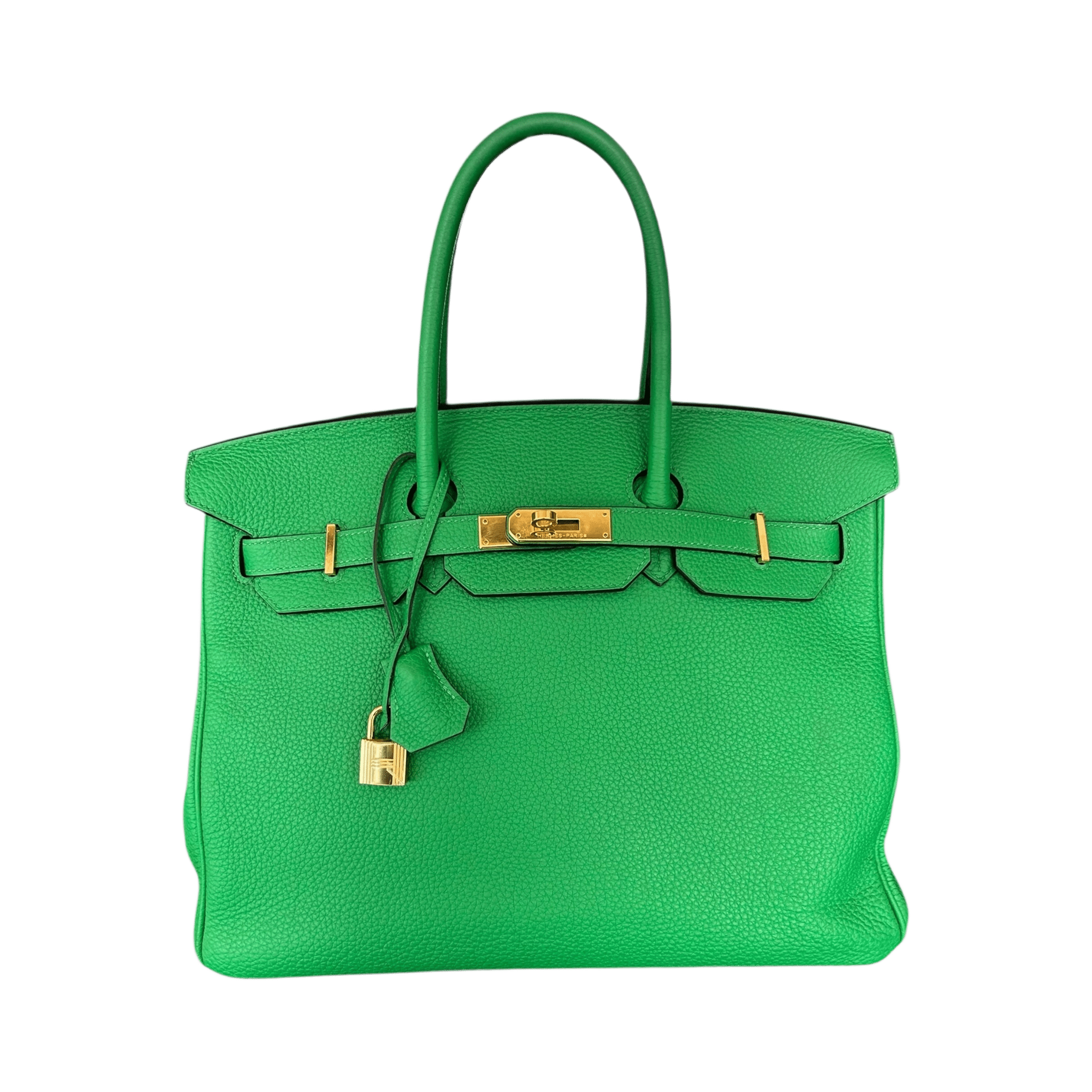 Hermes Bamboo Green Togo & Gold Hardware Birkin 35 - Morely TrendsHermes Type here:)