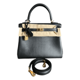 Hermes Black Swift & Gold Hardware Kelly 25 - Morely TrendsHermes Type here:)