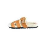 Hermes Brown Suede Chypre Shearling Sandals - Morely TrendsHermes Type here:)