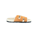Hermes Brown Suede Chypre Shearling Sandals - Morely TrendsHermes Type here:)