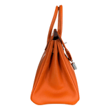 Hermes Orange Epsom & Palladium Hardware Birkin 25 - Morely TrendsHermes Type here:)