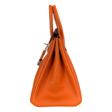 Hermes Orange Epsom & Palladium Hardware Birkin 25 - Morely TrendsHermes Type here:)