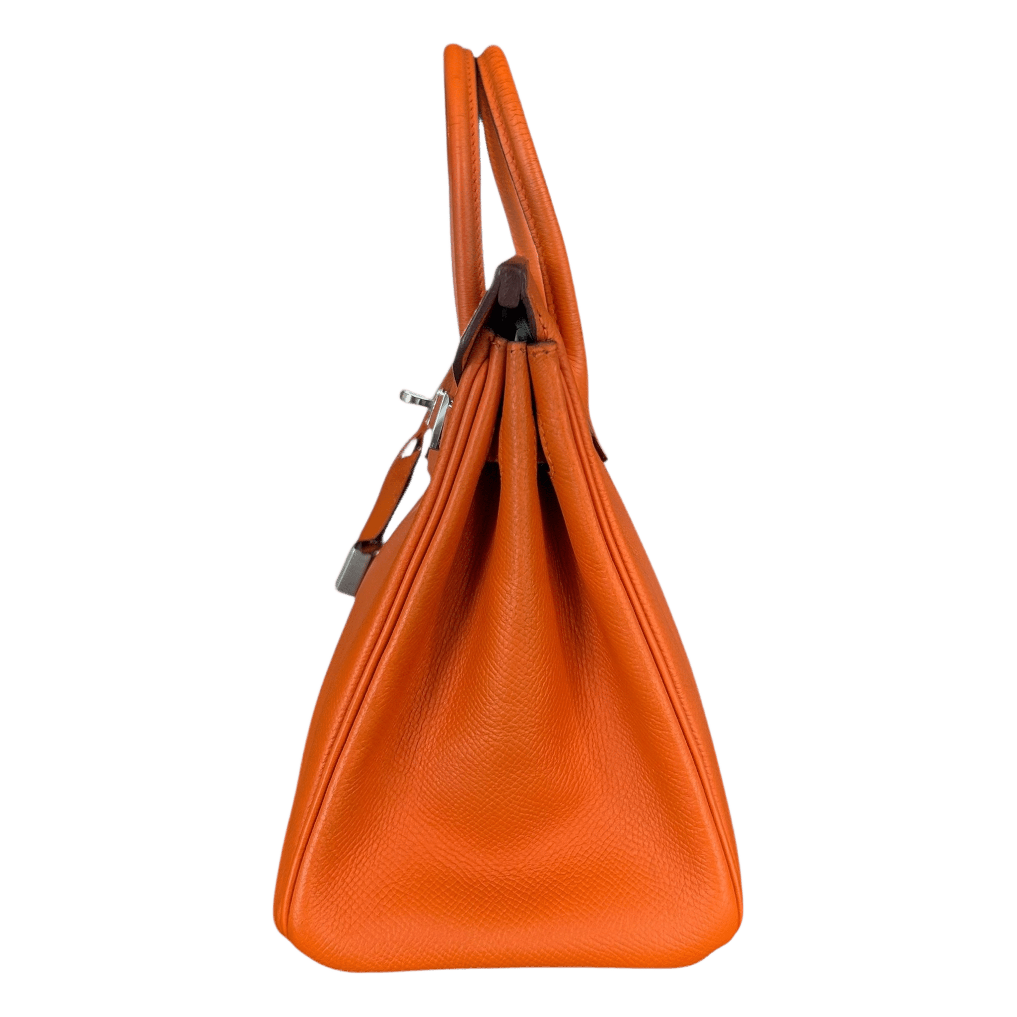 Hermes Orange Epsom & Palladium Hardware Birkin 25 - Morely TrendsHermes Type here:)