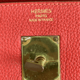 Hermes Red Togo & Gold Hardware HAC Birkin 40 - Morely TrendsHermes Type here:)
