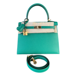 Hermes Vert Jade Epsom & Gold Hardware Kelly 28 - Morely TrendsHermes Type here:)