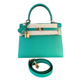 Hermes Vert Jade Epsom & Gold Hardware Kelly 28 - Morely TrendsHermes Type here:)