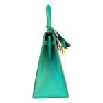 Hermes Vert Jade Epsom & Gold Hardware Kelly 28 - Morely TrendsHermes Type here:)