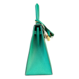 Hermes Vert Jade Epsom & Gold Hardware Kelly 28 - Morely TrendsHermes Type here:)