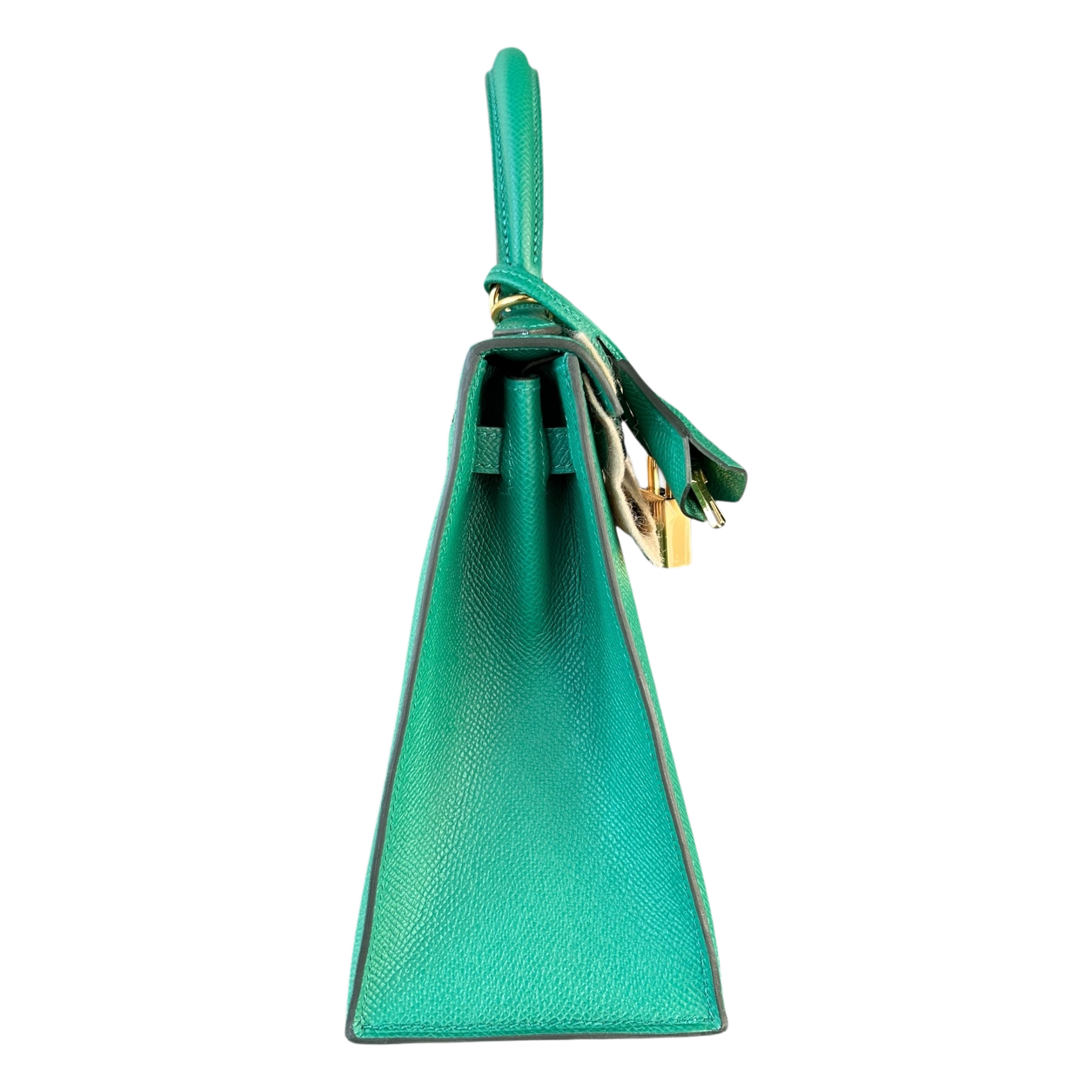Hermes Vert Jade Epsom & Gold Hardware Kelly 28 - Morely TrendsHermes Type here:)