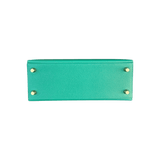 Hermes Vert Jade Epsom & Gold Hardware Kelly 28 - Morely TrendsHermes Type here:)