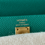 Hermes Vert Jade Epsom & Gold Hardware Kelly 28 - Morely TrendsHermes Type here:)