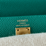 Hermes Vert Jade Epsom & Gold Hardware Kelly 28 - Morely TrendsHermes Type here:)