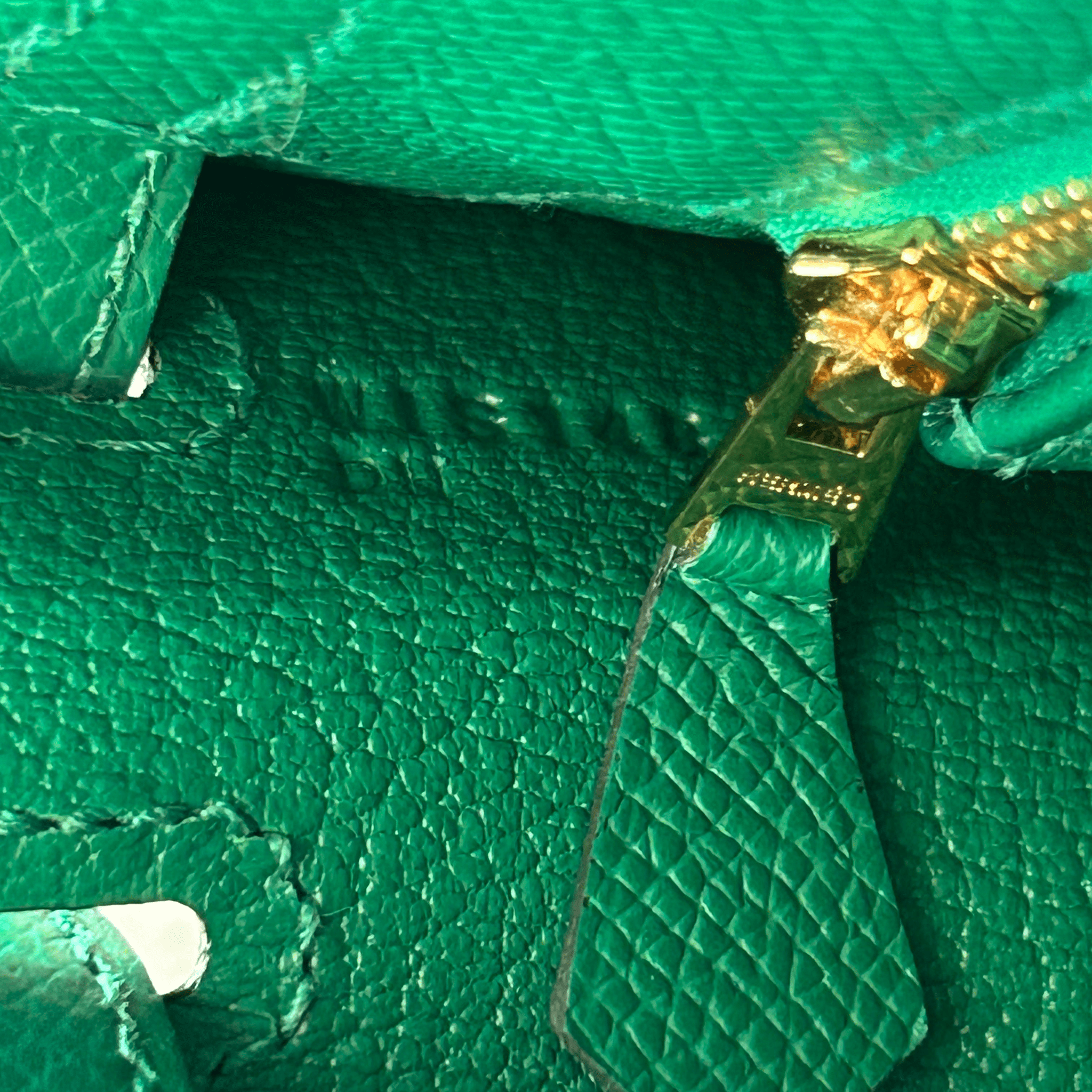 Hermes Vert Jade Epsom & Gold Hardware Kelly 28 - Morely TrendsHermes Type here:)
