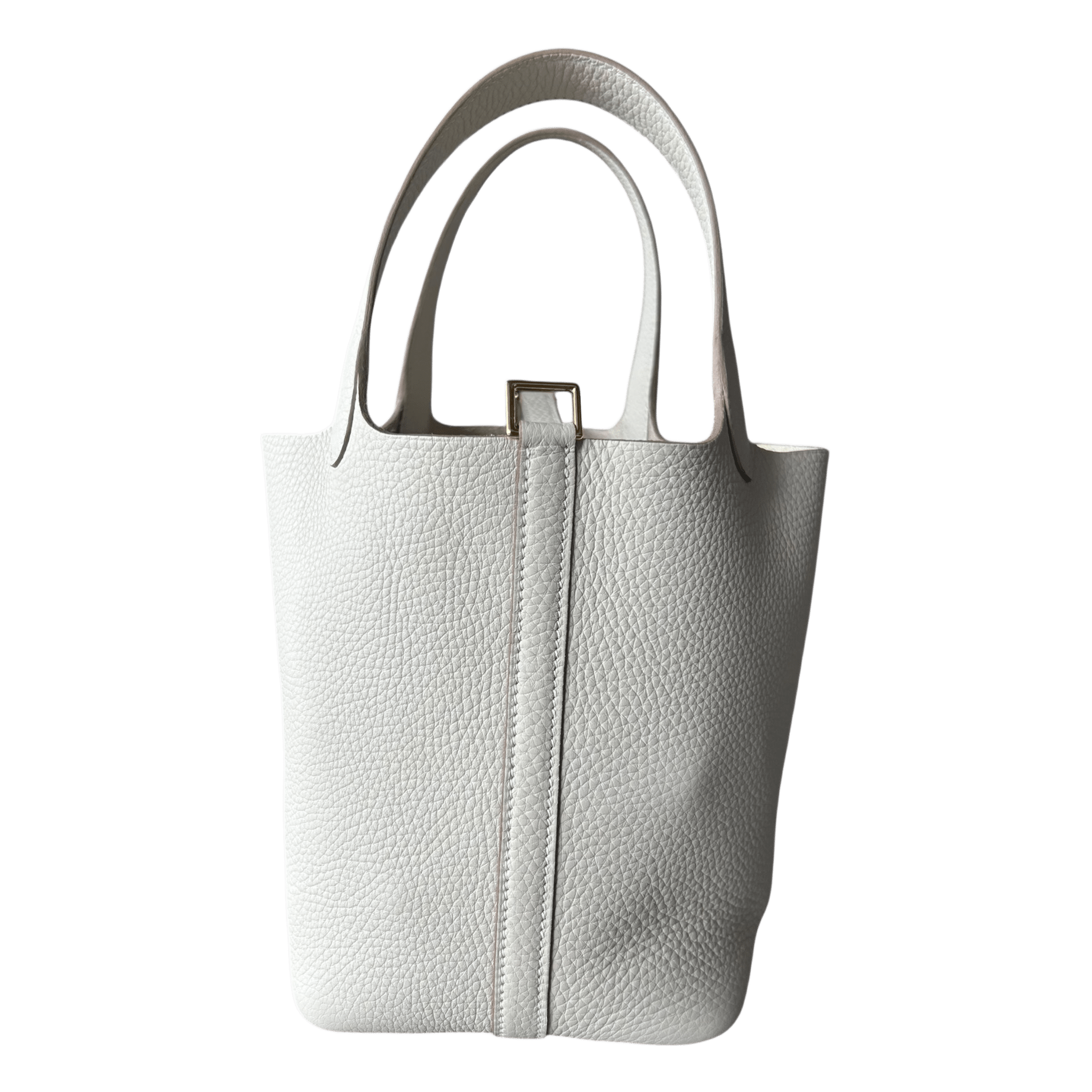 Hermes White Clemence Picotin 18 - Morely TrendsHermes Type here:)