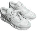 Prada Leather and Re-Nylon high-top sneakers