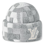 Louis Vuitton Damoflage Pearls Crush Reversible Light Grey Beanie - Morely TrendsMorely Trends Type here:)